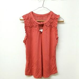 Women's Pink Laced Blouse